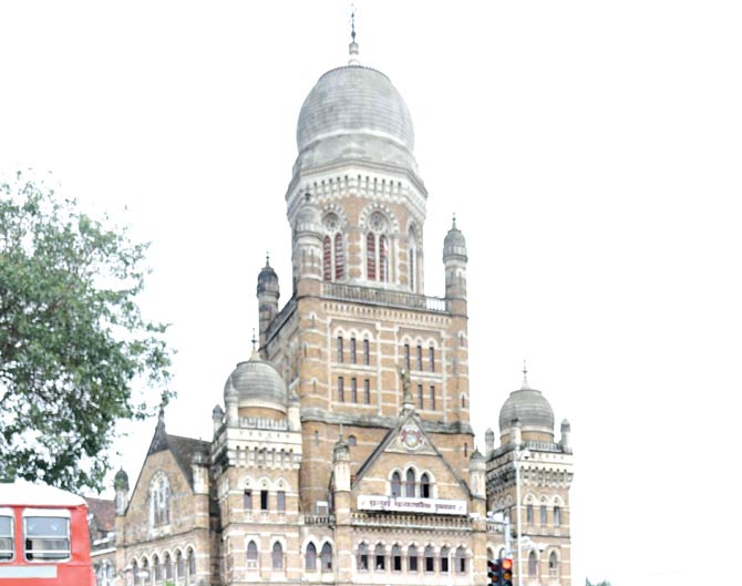 BJP and Shiv Sena are currently the ruling allies in the BMC. File pic