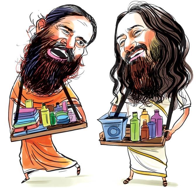 Is Sri Sri Ravi Shankar planning to compete with Baba Ramdev on the retail  market