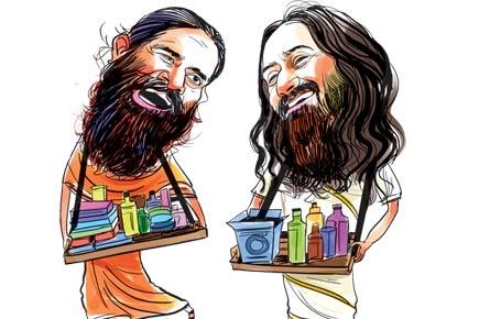 Is Sri Sri Ravi Shankar planning to compete with Baba Ramdev on the retail market