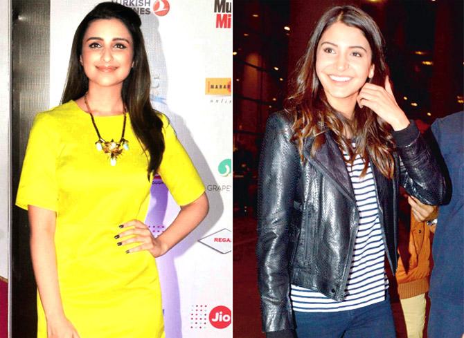 Parineeti Chopra and Anushka Sharma