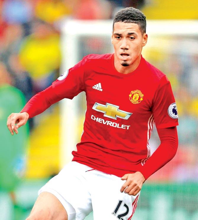 Chris Smalling was the Man United