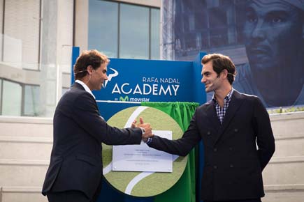 Rafael Nadal opens tennis academy with Roger Federer as guest of honour