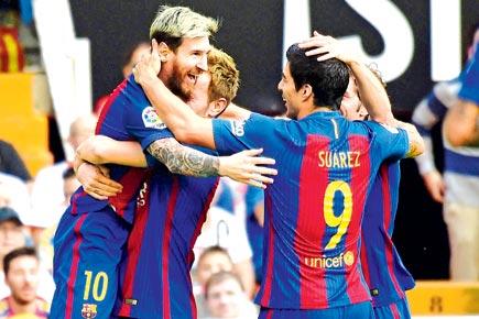 La Liga: Messi's last-minute penalty gives Barca thrilling 3-2 victory