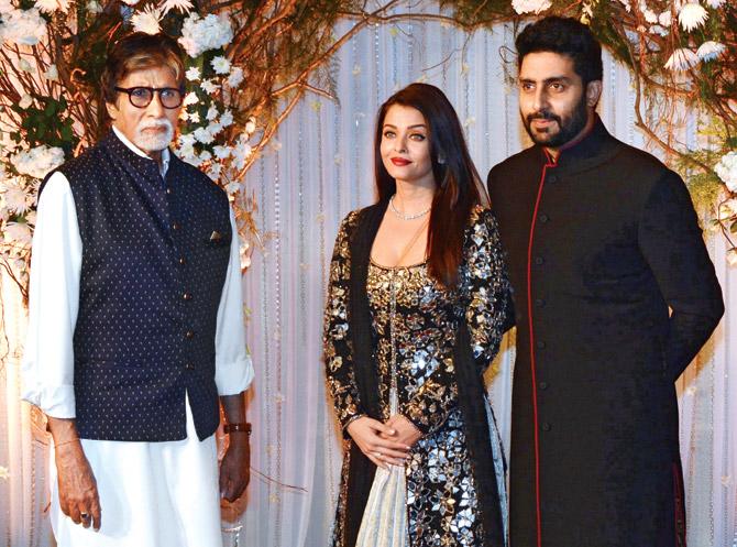 Amitabh Bachchan, Aishwarya Rai and bhishek Bachchan