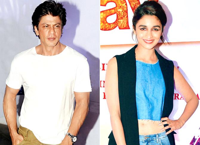 Shah Rukh Khan and Alia Bhatt