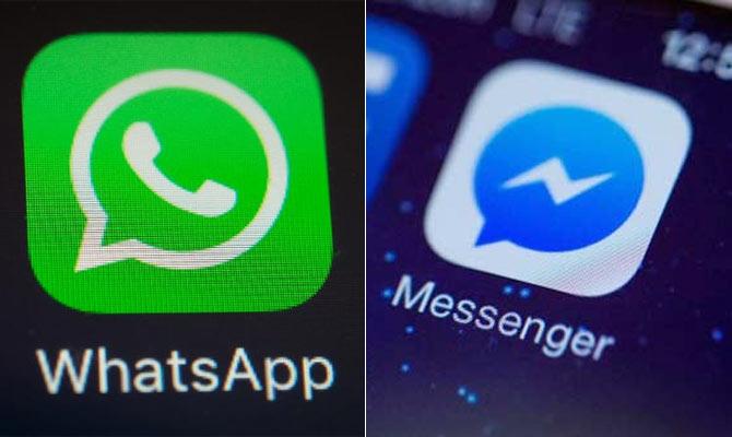 WhatsApp and Facebook Messenger