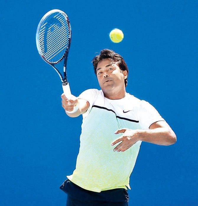 Leander Paes. Pic/Getty Images