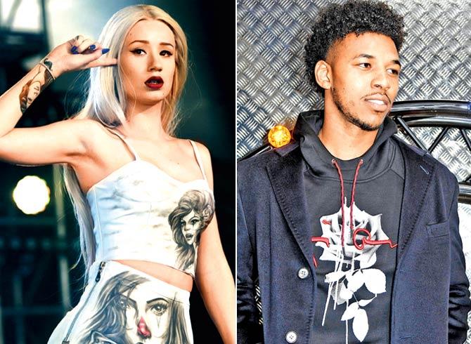 Iggy Azalea and Nick Young. Pic/Getty Images