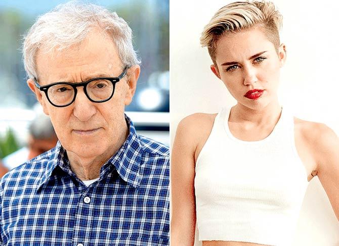 Woody Allen and Miley Cyrus