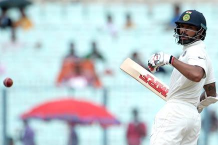 Kolkata Test: It is thumb's down for Shikhar Dhawan