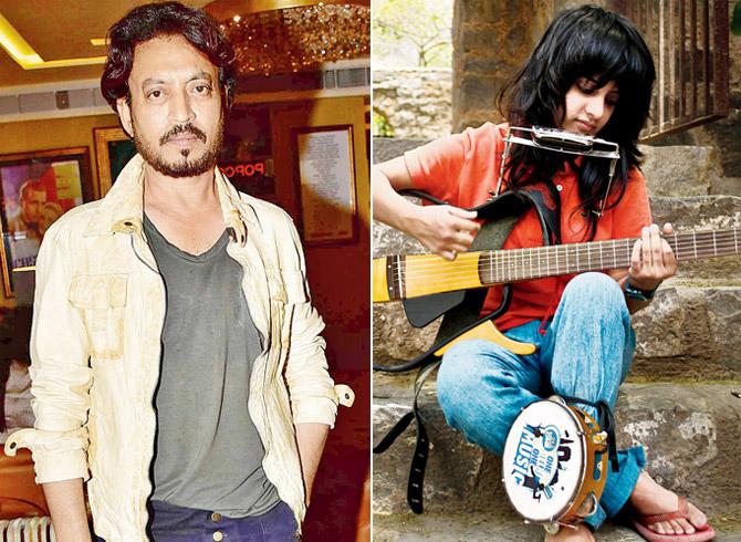 Irrfan Khan and Jasleen Royal