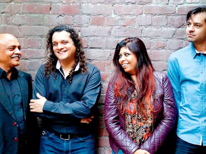 (From left) Mohammad Ahsan Papu, Mekaal Hasan, Sharmistha Chatterjee and Agha Ibrahim Akram from the Mekaal Hasan Band