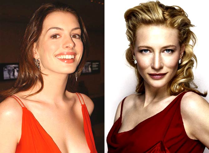 Anne Hathaway and Cate Blanchet