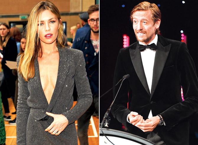 Abbey Clancy and Peter Crouch. Pics/Getty Images