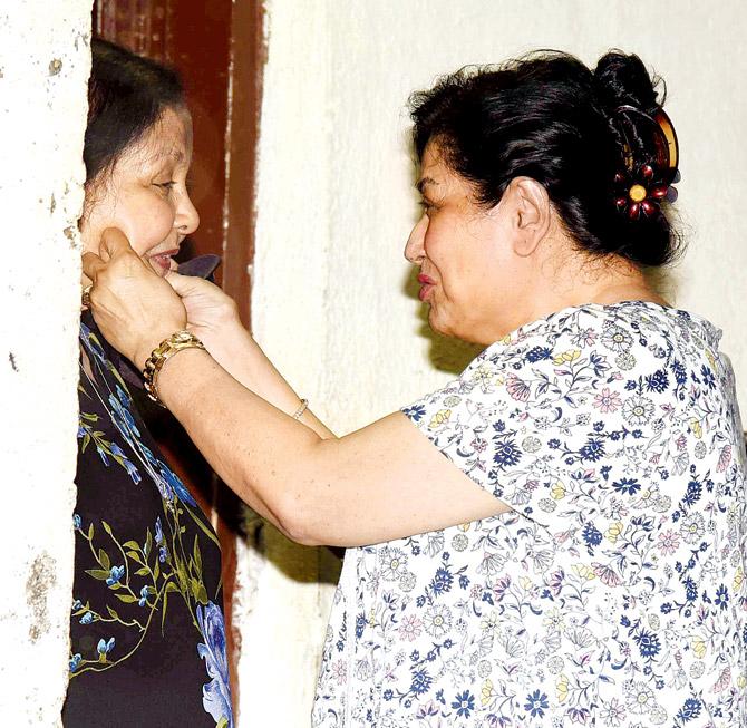 Pamela Chopra and Moushumi Chatterjee