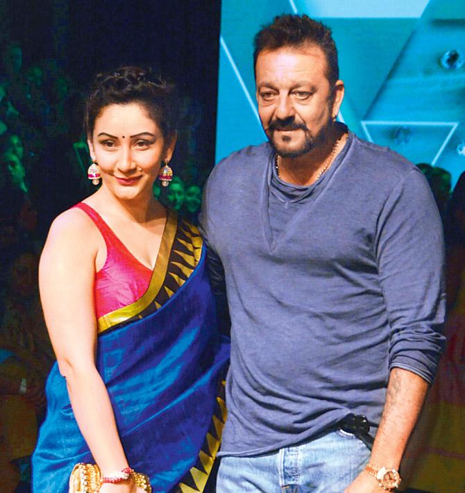 Maanayata and Sanjay Dutt