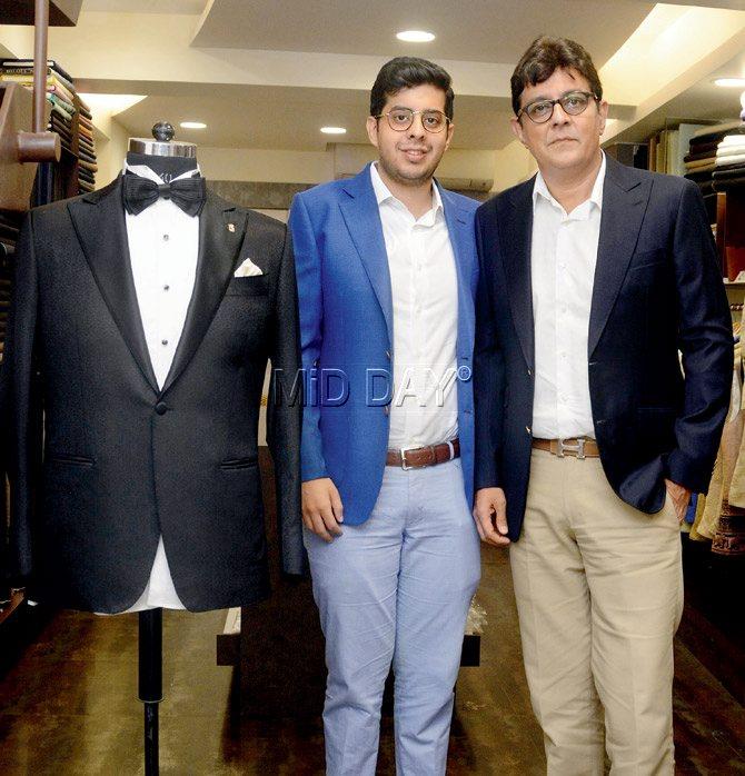 Sunil and son, Mohit Bellani. Pics/Sneha Kharabe