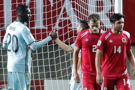 Belgium's Christian Benteke scores fastest World Cup qualifier goal