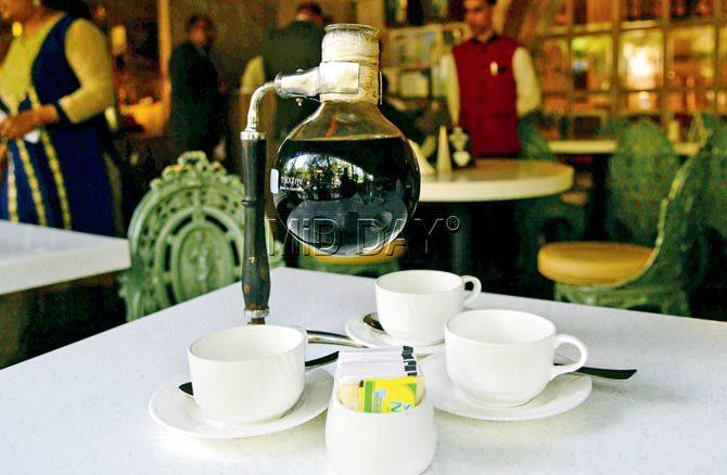 Gaylord is known for serving coffee in Cona Coffee, a retro, all-glass coffee maker that brews with coffee beans