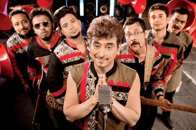 Shankar (third from left) joined Euphoria after working with music composer Ranjit Barot during his early days