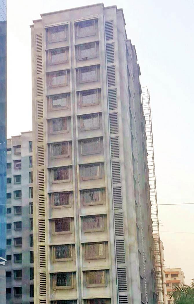 The 12-storey building is yet to be completed