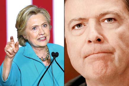 Hillary Clinton assails FBI's James Comey over timing of probe