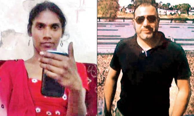 Leena Kharat (left) is now homeless after being duped by her suitor, Blaine Ambrose