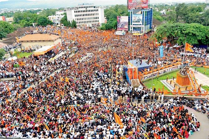 The Maratha agitation has gained steam in the last month