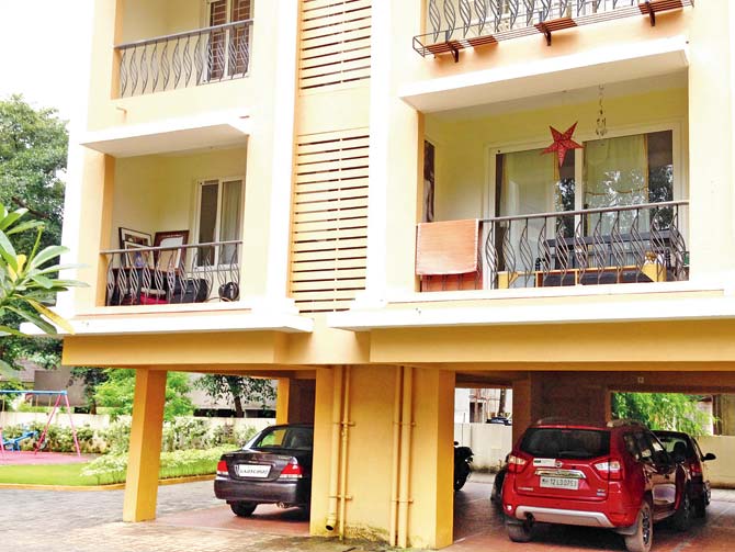 Monika Ghurde’s three-bedroom flat in Sangolda village, 7 km from Panaji, Goa