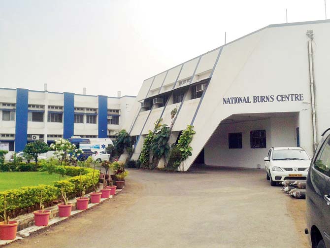 The National Burns Centre in Airoli. File pic