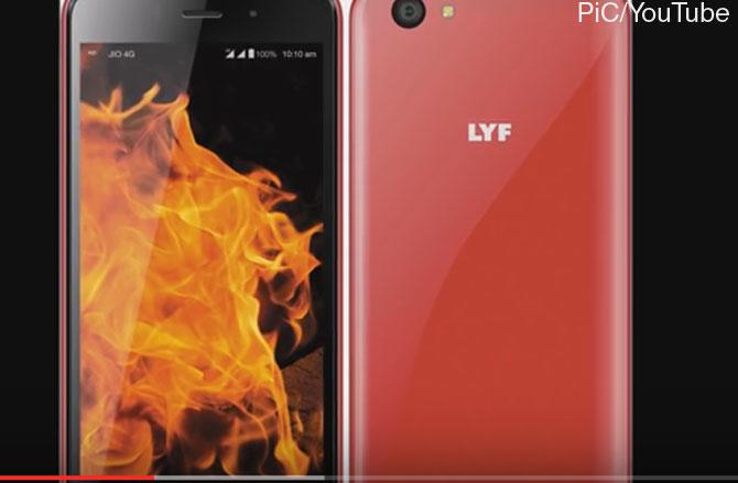  Reliance Jio launches its first smartphone, Lyf F1 at Rs 13,399