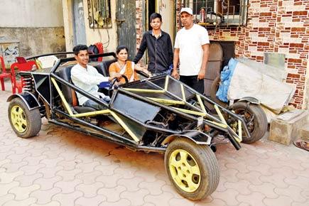 Car-crazed Navi Mumbai youth makes his own set of wheels