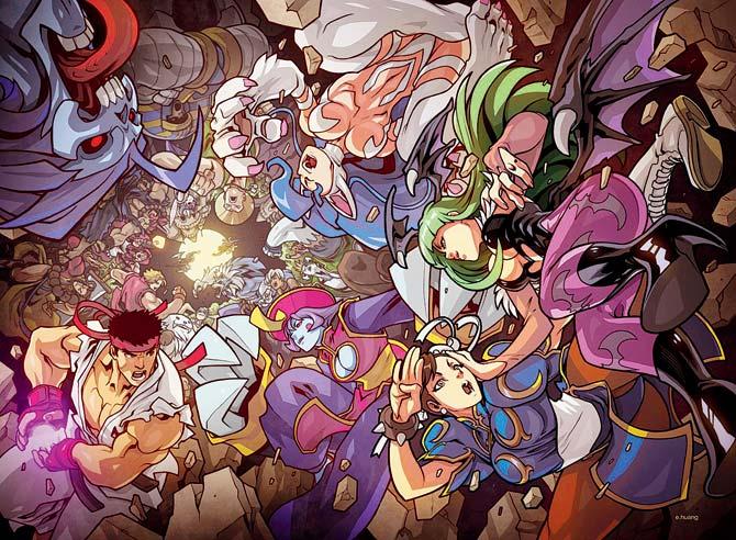 Street Fighter VS Darkstalkers