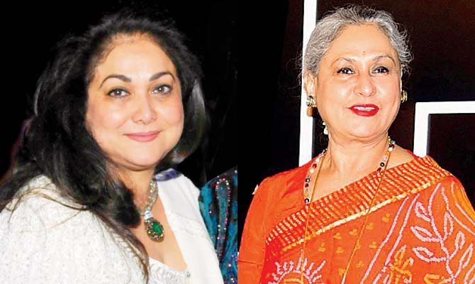 Tina Ambani; (Right) Jaya Bachchan
