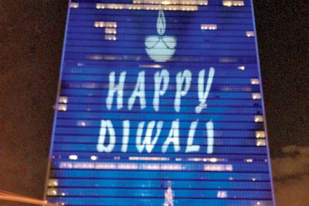 United Nations lights up for Diwali for the first time