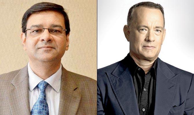 RBI Governor Urjit Patel (Left); Tom Hanks (Right)