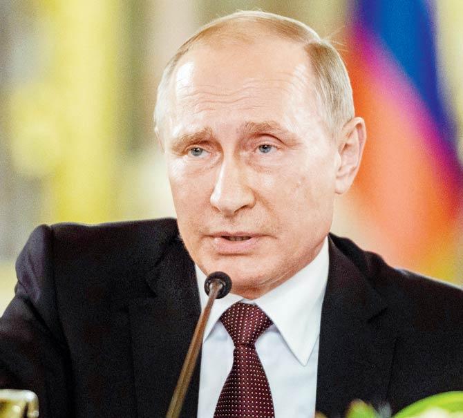 Vladimir Putin. Pic/AFP