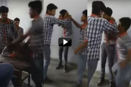 Brutal! Viral video shows gangster's sons thrashing teen in classroom