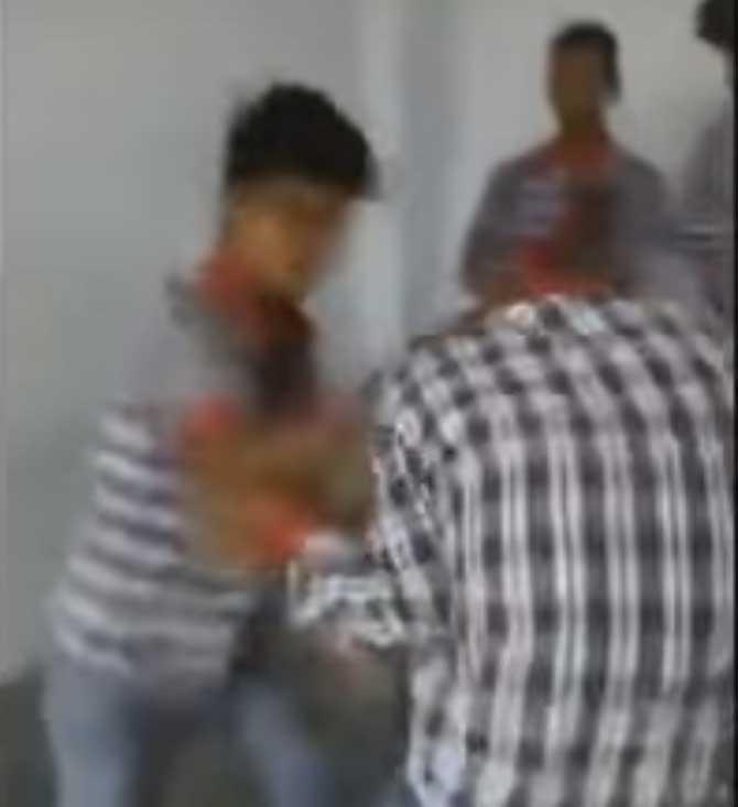 Two students of a Bihar school thrash a fellow classmate