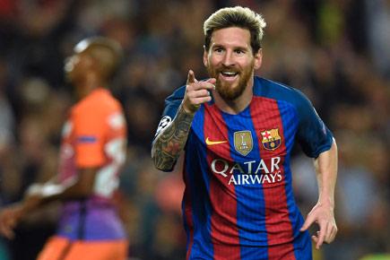 CL: Lionel Messi scores hat-trick as Barcelona rout Manchester City
