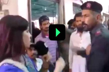 Video: Pak cop slapping woman reporter on TV gets Twitterati raging