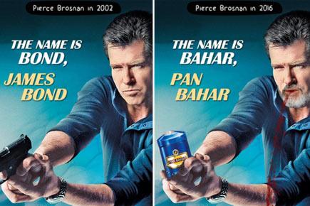Licence to Spit? Twitter destroys Pierce Brosnan's 'Pan Bahar' ad