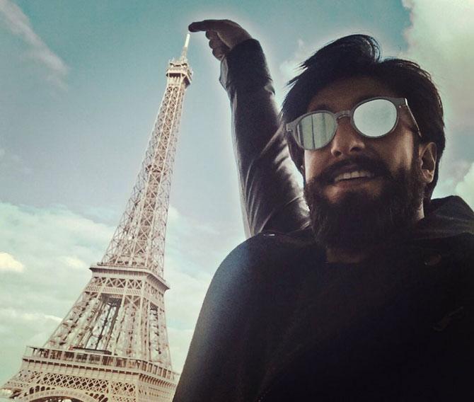 Ranveer Singh in Paris ahead of the 