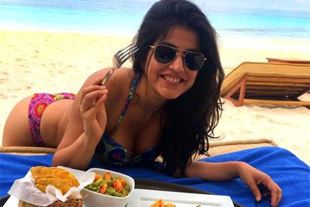 Beach babe! Shenaz Treasurywala flaunts her curves in hot bikini photos