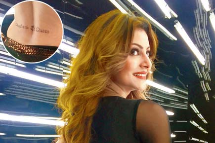 Inked! Urvashi Rautela gets a tattoo on her lower back