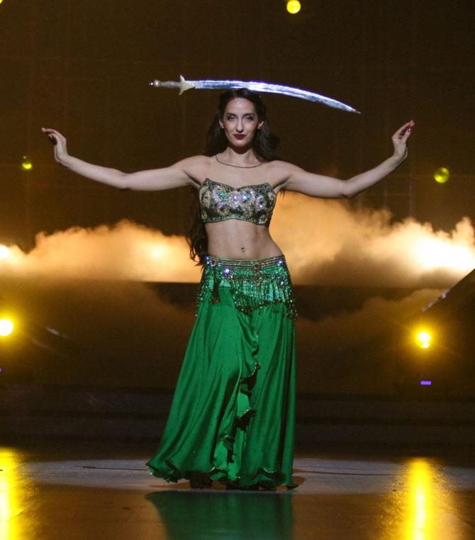 Nora Fatehi performs in 
