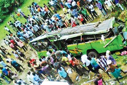 Bus plunges off bridge in Odisha killing 19, injuring 43