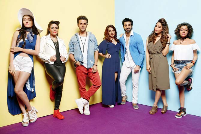 Television stars Tanya Sharma, Pooja Gor, Jay Soni, Surbhi Jyoti, Karan Wahi, Srishty Rode and Tina Dutta (left to right) are set to explore YAS Island in UAE as part of a five nights and six days’ voyage.