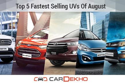 Top 5 fastest selling UVs of August 2016