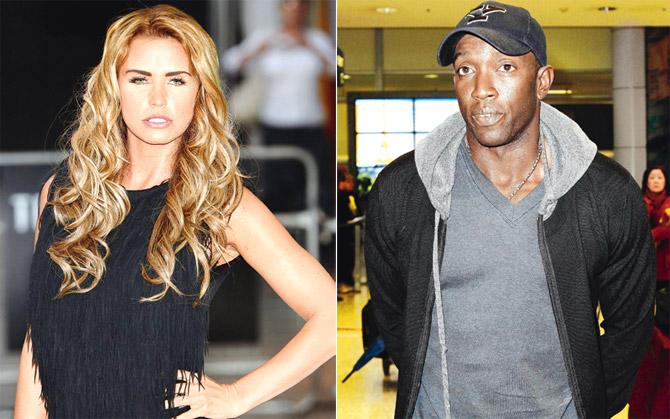 Katie Price and Dwight Yorke